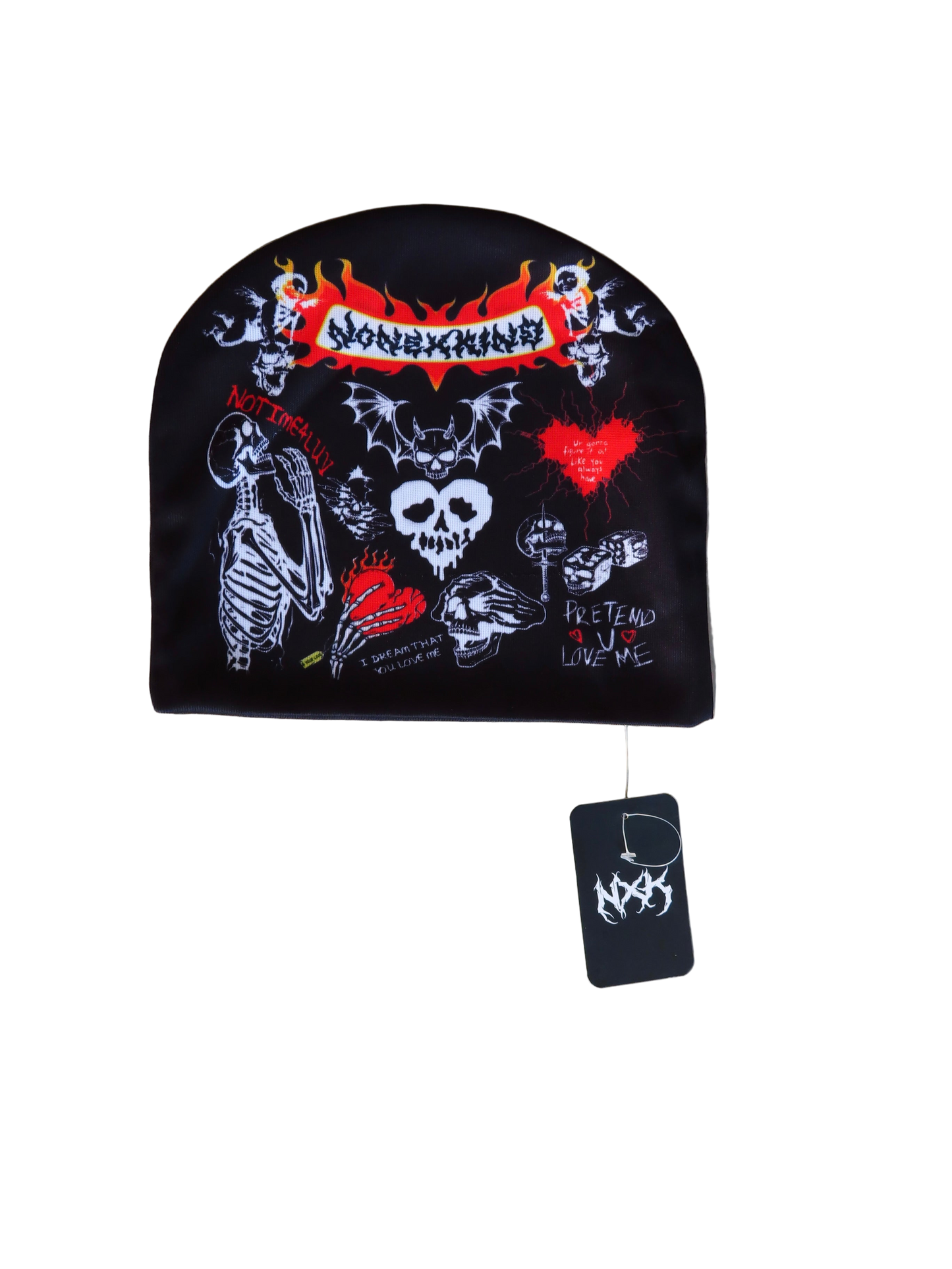 Pretend 2 love skull cap