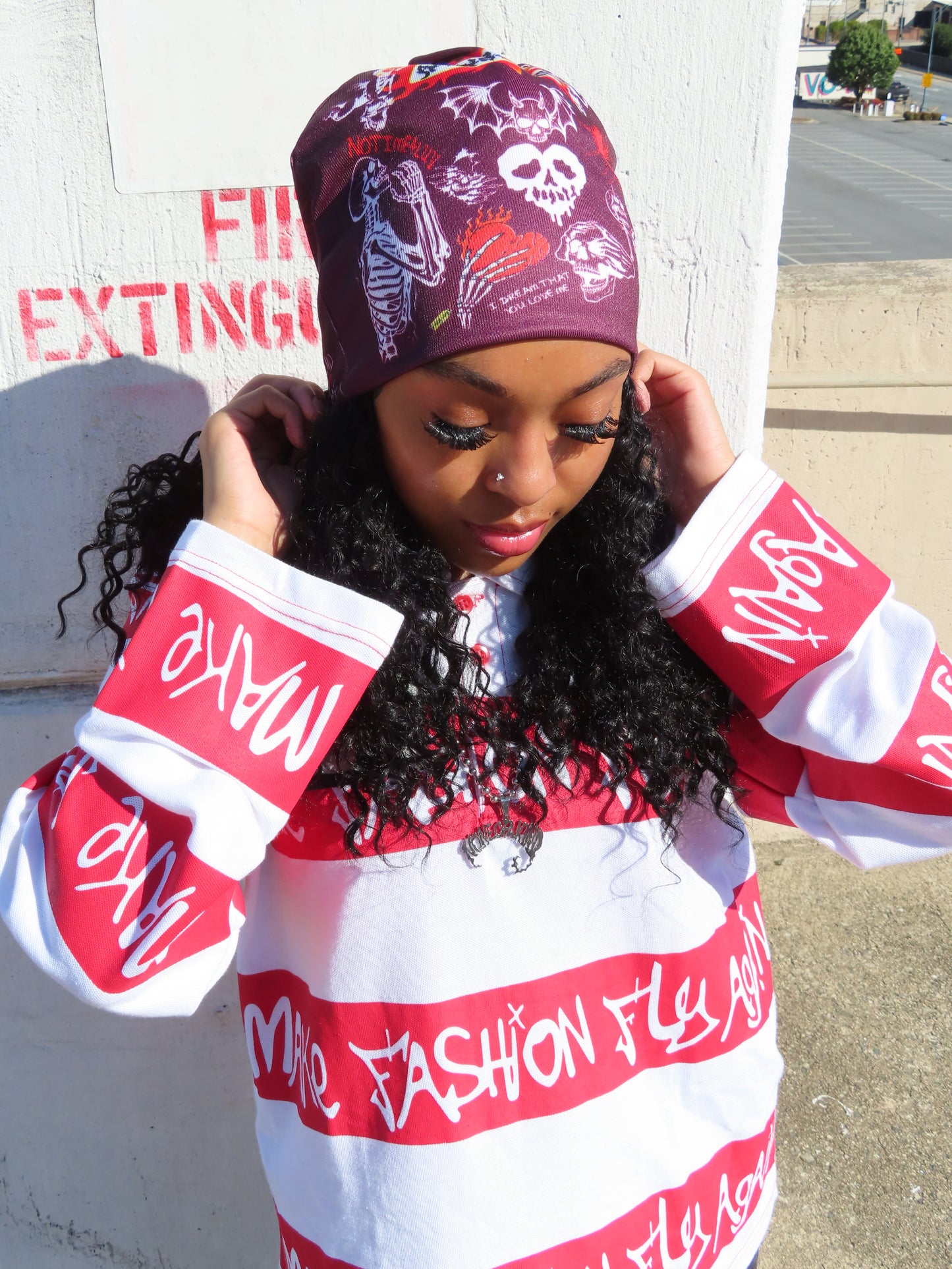 Pretend 2 love skull cap