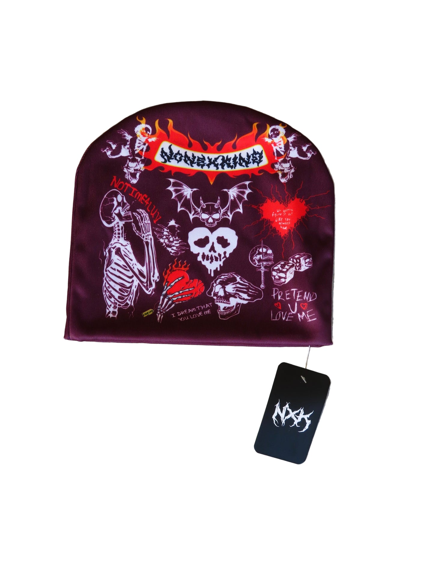 Pretend 2 love skull cap